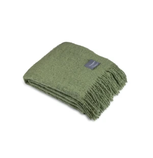 Stackelbergs mohairpeitto 130 x 170 cm - Green Olive kuva