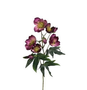 Mr Plant jouluruusu viininpunainen koristekukka 57 cm kuva