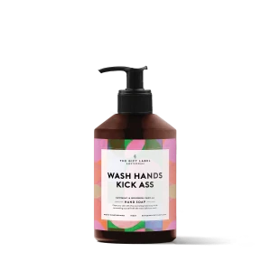 The Gift Label käsisaippua 400ml - Wash Hands Kick Ass kuva