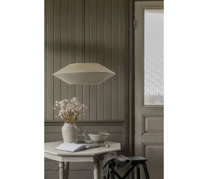 10305 alde lind Pollux pliseerattu kattovarjostin varjostin valkoinen 58 cm 2 kuva