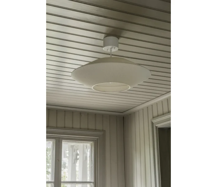 10305 alde lind Pollux pliseerattu kattovarjostin varjostin valkoinen 58 cm 4 kuva