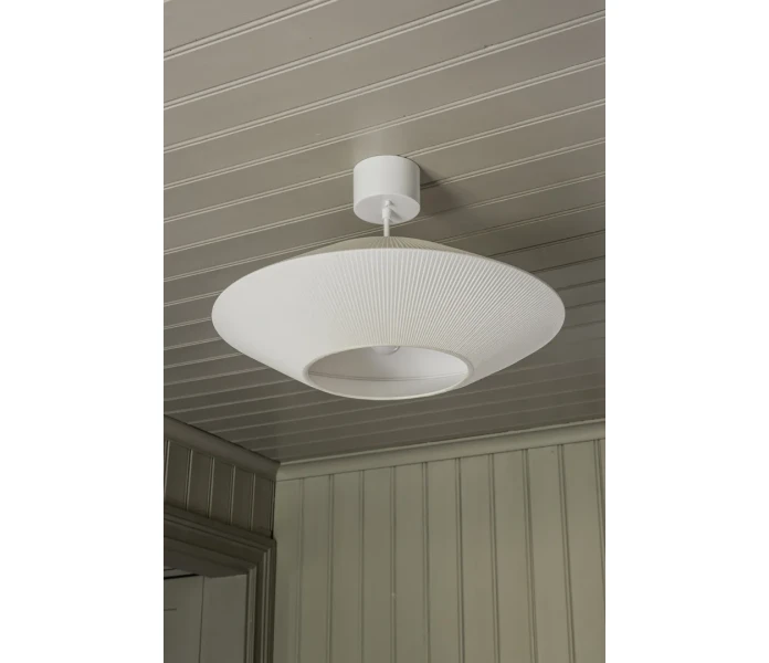 10305 alde lind Pollux pliseerattu kattovarjostin varjostin valkoinen 58 cm 6 kuva