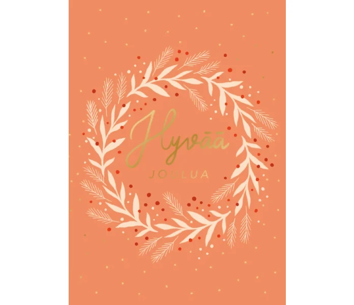 putinki putinki letters joulukortti hyvaa joulua kranssi kuva