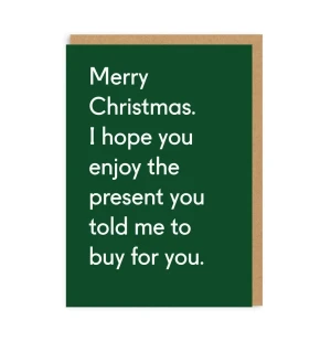 Putinki Ohh Deer 2-osainen joulukortti - Merry Christmas kuva