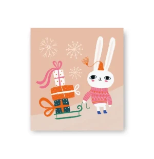 Putinki Mira Mallius pakettikortti joulu - Pupu ja paketit kuva