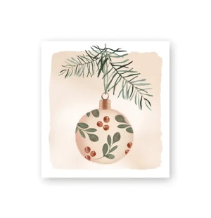 Putinki Henna Adel pakettikortti joulu - Joulupallo kuva