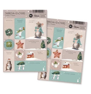 Putinki Henna Adel pakettitarrat - Talvinen kylä kuva