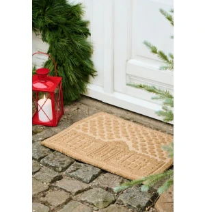 Ib Laursen ovimatto piparkakkutalo 40 x 60 cm kuva