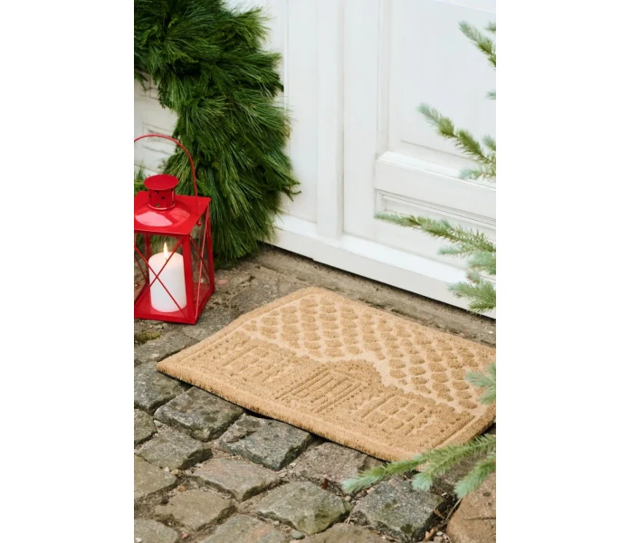 2857 00 ib laursen piparkakkutalo ovimatto kookos kookoskuitu 40 x 60 cm 2 kuva