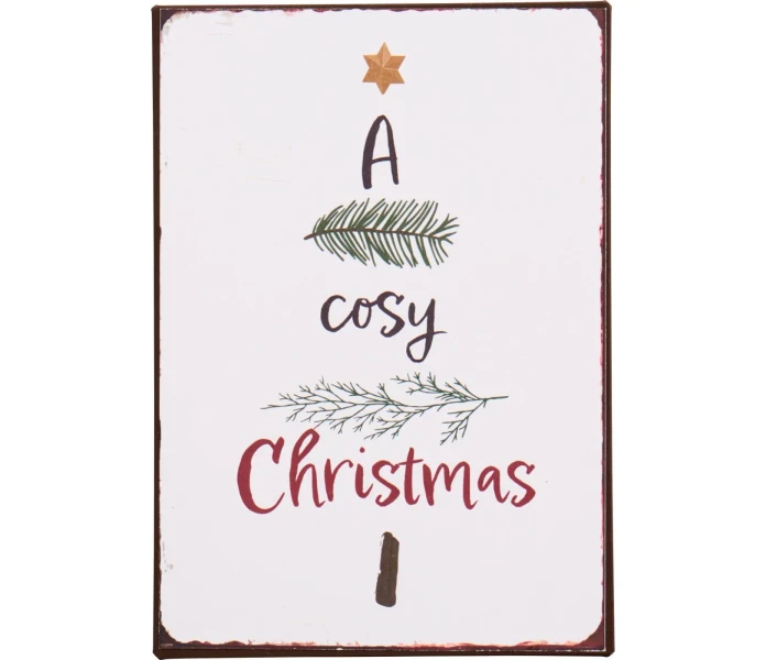 70243 00 ib laursen metallikyltti cosy christmas kuva