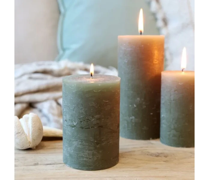 chic antique kynttila vihrea oliivi poytakynttila png 2 kuva