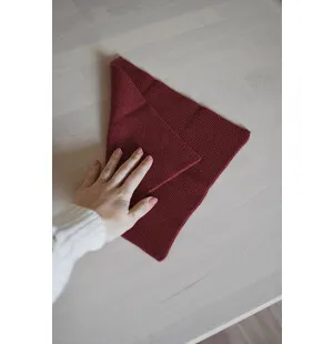 Storefactory Tullebo tiskirätti punainen 25 x 25 cm kuva