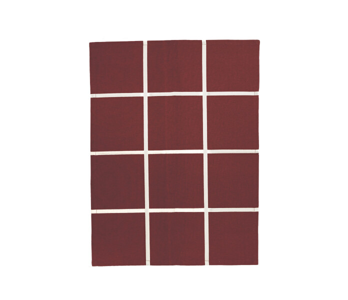 115119 MORTORP storefactory ruutu ruudullinen keittiopyyhe punainen ruta rutig kokshandduk rod 45 x 60 cm 3 kuva