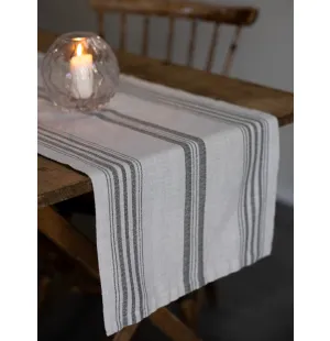 Storefactory Karlevi raidallinen kaitaliina vihreä 35 x 120 cm kuva