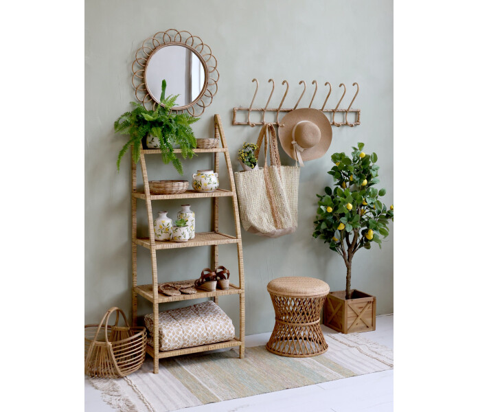 16096221 chic antique raidallinen matto puuvillamatto vihrea randig matta bomull 70 x 150 cm 3 kuva