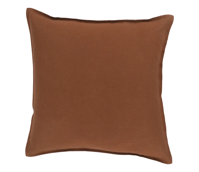 16101414 chic antique pellavatyynynpaallinen pellava tyynynpaallinen pellavaa terrakotta ruoste ruskea kuva