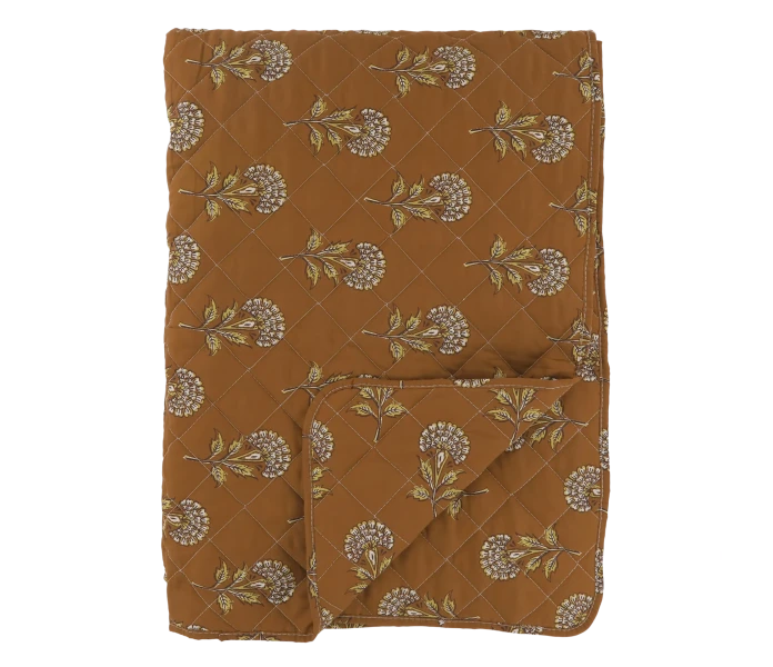 16102614 chic antique kuviollinen peitto takki torkkupeitto terrakotta ruskea 130 x 160 cm kuva
