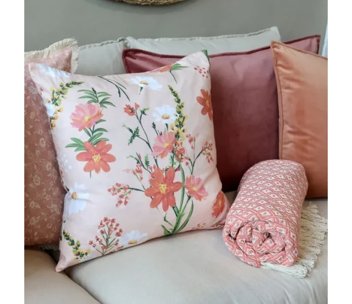 16108007 chic antique tyynynpaallinen kukkakuviolla 50 x 50 cm kuva