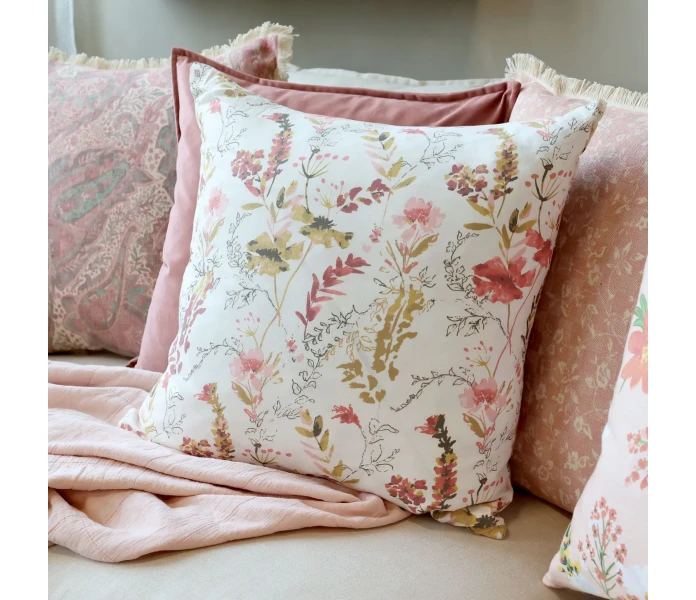 16108119 chic antique tyynynpaallinen kukkakuviolla 50 x 50 cm kuva