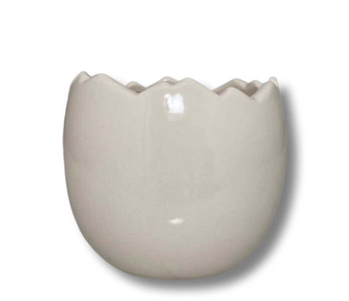 173900 miljogarden munankuori luonnonvalkoinen ruukku aggskal kruka naturvit kuva