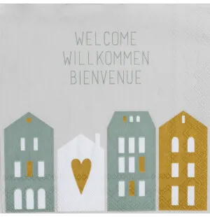 Räder servetti 25 x 25 cm 20 kpl - Welcome kuva
