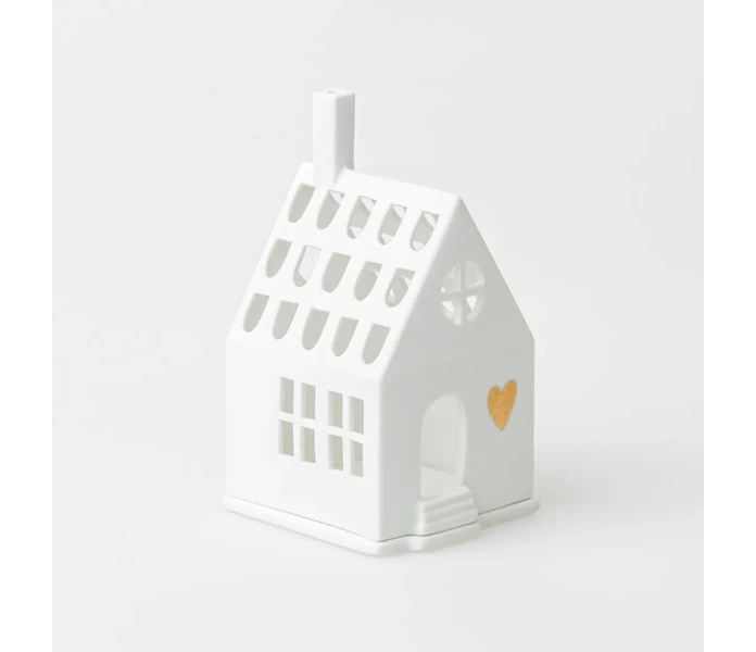 17438 rader valkoinen pieni talolyhty tekstilla home is where the heart is 2 kuva