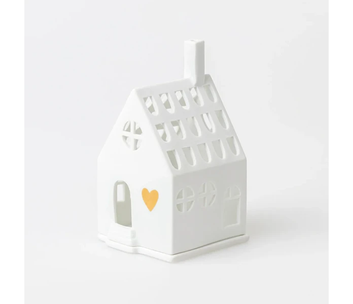 17438 rader valkoinen pieni talolyhty tekstilla home is where the heart is kuva