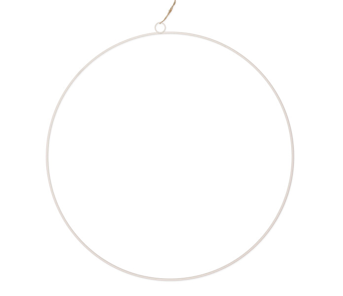 63410 500 71 metallirengas metal ring valkoinen vit kranssitarvike kranstillbehor kuva