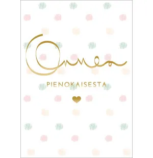 Putinki Letters 2-osainen vauvakortti - Onnea pienokaisesta kuva