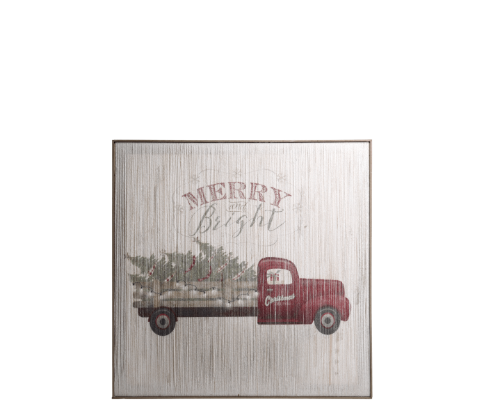 22036200 chic antique joulu jouluinen jouluauto taulu ledvaloilla valotaulu jouluvalo joulukoriste 3 kuva