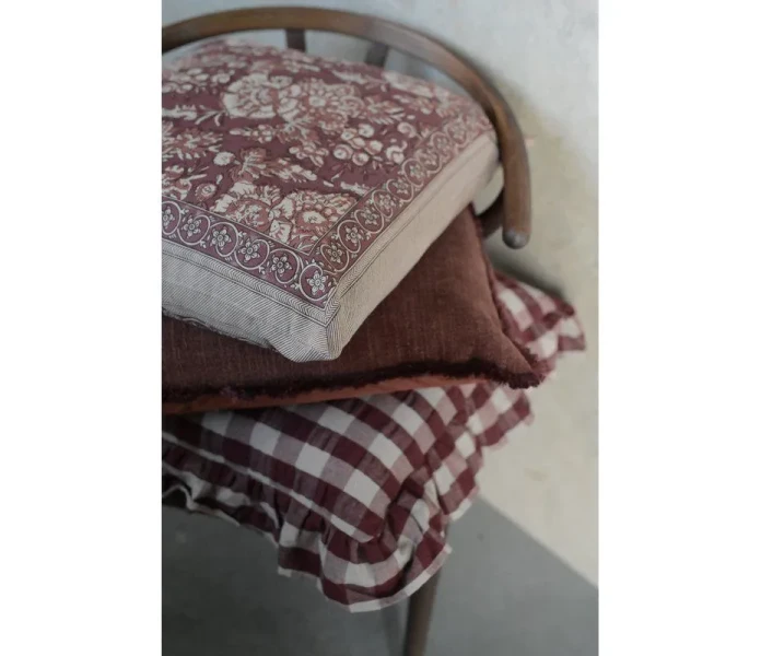 240354 444 63 fondaco sonia tyynynpaallinen kuviollinen viininpunainen 2 kuva