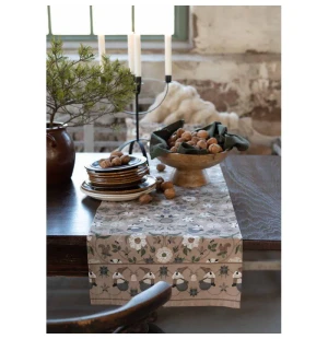 Fondaco Julefrid kaitaliina vihreä 40 x 140 cm kuva