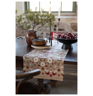 Fondaco Jullefrid kaitaliina punainen 40 x 140 cm kuva