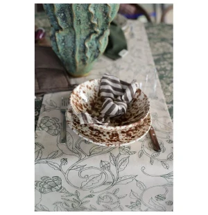 Fondaco Ellie kaitaliina vihreä 40 x 140 cm kuva