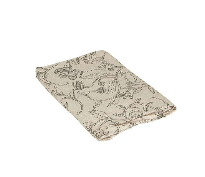 250353 222 40 fondaco ellie vihrea kuviollinen poytaliina 145 x 300 cm kuva