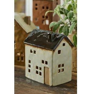 Ib Laursen talolyhty harmaa 7,5 x 13,2 x 11,3 cm kuva