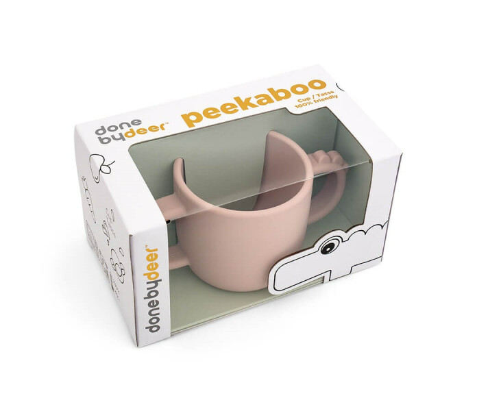 1919831 done by deer peekaboo croco silikoni muki roosa silikon mugg rosa 3 kuva