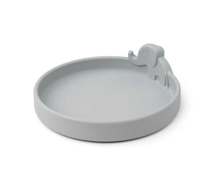 1719835 done by deer peekaboo elphee silikoni lautanen harmaa silikon tallrik gra kuva