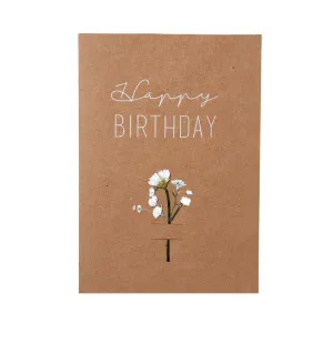 Räder 2-osainen kortti kuivakukalla - Happy Birthday kuva