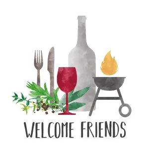 PPD servietti 33 x 33 cm 20 kpl - Grill & Friends kuva