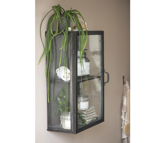 3144 25 ib laursen brooklyn seinakaappi metalli lasi vagg skap metal glas 2 kuva