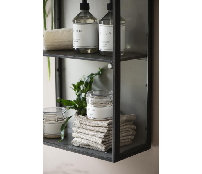 3144 25 ib laursen brooklyn seinakaappi metalli lasi vagg skap metal glas 3 kuva