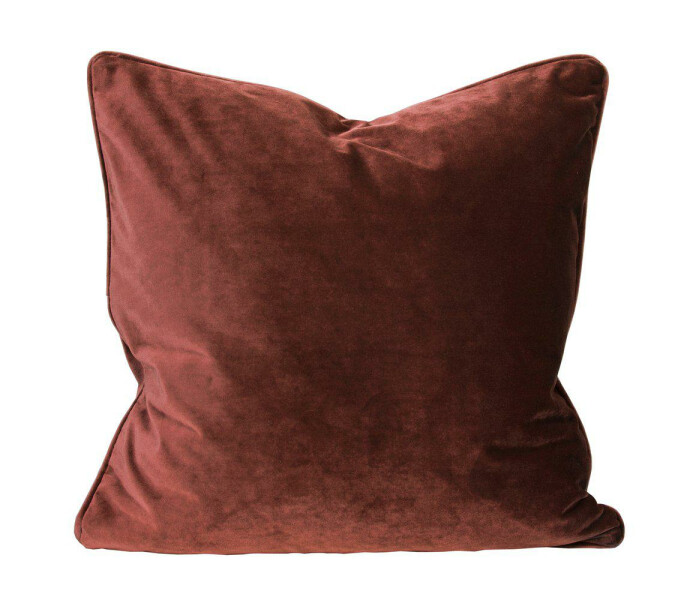 8260 47 006 svanefors elise tyynynpaallinen sametti ruoste ruosteen punainen kuddfodral sammet rost rost rod kuva