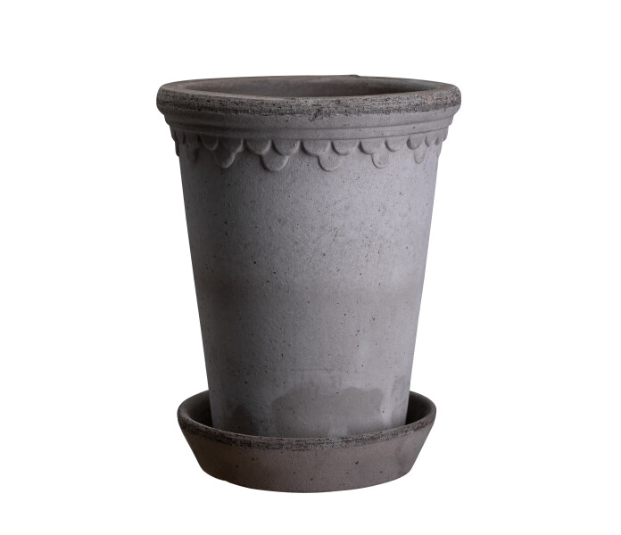 bergs potter copenhagen ruukku saviruukku harmaa korkea kruka lerkruka gra hog kuva