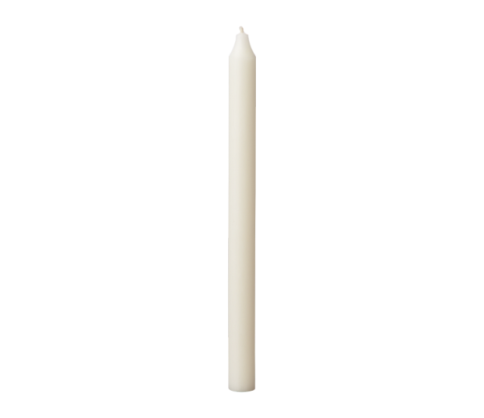 509 290 27 affari rustic kruunukynttila valkoinen ivory kronljus vit 28 cm kuva