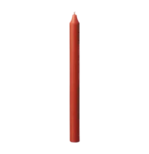Affari Rustic kruunukynttilä oranssi 28cm kuva