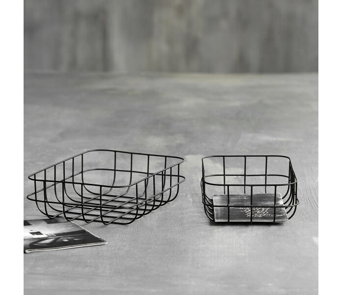 205340374 house doctor simply musta metallikori lankakori svart metalkorg 3 kuva