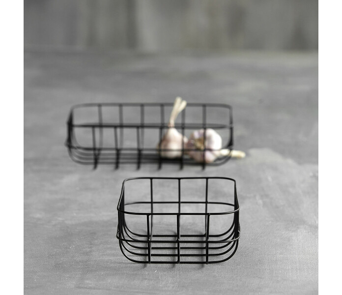 205340374 house doctor simply musta metallikori lankakori svart metalkorg 4 kuva