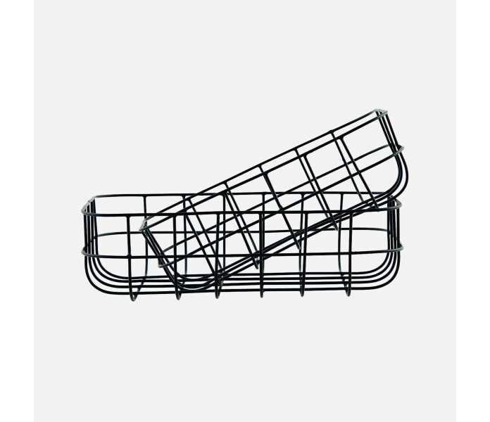 205340374 house doctor simply musta metallikori lankakori svart metalkorg kuva