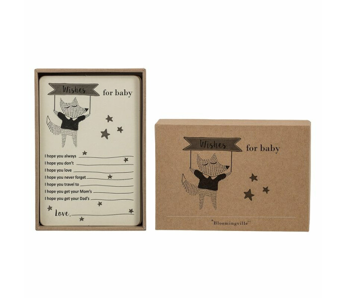 50200670 Bloomingville wishes for baby kort for baby ennustuskortit kuva